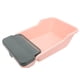 thumbnail image 3 of Caja de arena para gatos Bandeja de arena para gatitos Lavabo para gatos Orinal para gatos grande Rosa, 3 of 9