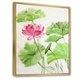 thumbnail image 3 of Designart 'Dragonfly and Lotus' Traditional Framed Canvas Wall Art Print, 3 of 5