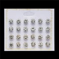 thumbnail image 4 of ziyahi 12 Pairs Rhinestones Girls Earring Set Crystal Ear Stud Earrings Multiple styles No.04 s, 4 of 5
