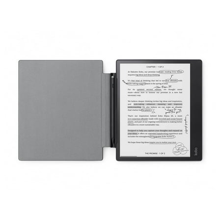 Kobo Elipsa 2E Black Bundle with Black SleepCover