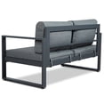 thumbnail image 4 of Real Flame Loveseat de Patio en Aluminium Gris, 4 of 6