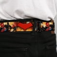 thumbnail image 4 of DC Comics Belt, Seatbelt Buckle Belt, Red Hood And the Outlaws 29 Shooting Explosion Cover Logo, 34 to 52 Inches, 4 of 9