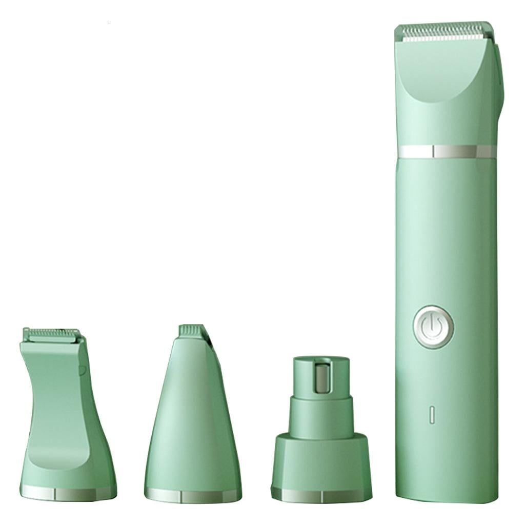 WIND LAND 4 In 1 Dog Clippers Rechargeable Trimmer IPX7 Low Noise Pet Grooming Tool