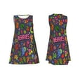 thumbnail image 7 of Yiaed Berry Fruits Print Women's Sleeveless Dress, Loose Fit Summer Dress, Casual Sleeveless Dress for Women, 7 of 7