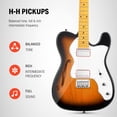 thumbnail image 4 of Guitarra eléctrica Donner Jazz TL Thinline F Hole 39" con acceso, 4 of 6