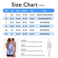 thumbnail image 5 of OCEAN BLUES Plus Size Women's Swimsuit Set for Women Tankini Top Swimwear with Shorts Two Piece Bathing Suit Size 2XL, 5 of 6