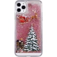 thumbnail image 3 of Liquid Christmas Case for iPhone 14 Pro Max,Cute Christmas Tree Santa Elk Flowing Floating Moving Glitter Bling Sparkle Clear Shockproof Women Girls Case for iPhone 14 Pro Max 6.7 Inch (Gold), 3 of 4