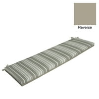 Outdoor Bench Cushions Product Image Better Homes Gardens Gray Stripe 17 X 46 In Outdoor Bench Cushion With Enviroguard