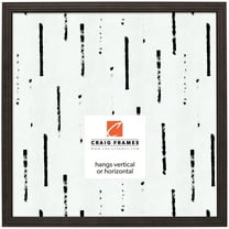 Craig Frames Farnsworth, 24x24 inch Picture Frame, Black