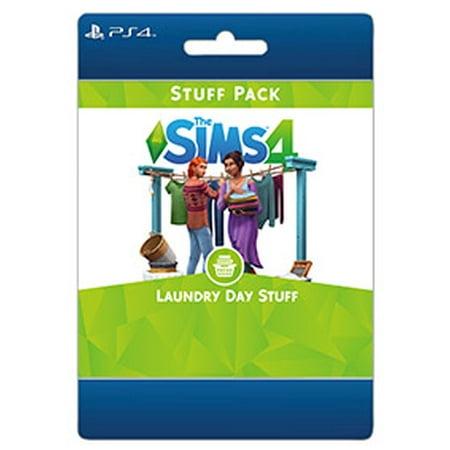 The SIMS 4: Laundry Day Stuff , EA, Playstation, [Digital (Best Way To Play Sims 4)