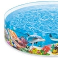 thumbnail image 3 of Intex SnapSet Kiddie 8 x 8' Instant Swimming Pool, Deep Sea Blue (2 Pack), 3 of 5