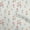 Off White, variant on oneOone Georgette Viscose Teal Blue Fabric Floral Retro Craft Projects Decor Fabric Printed By The Yard 42 Inch Wide