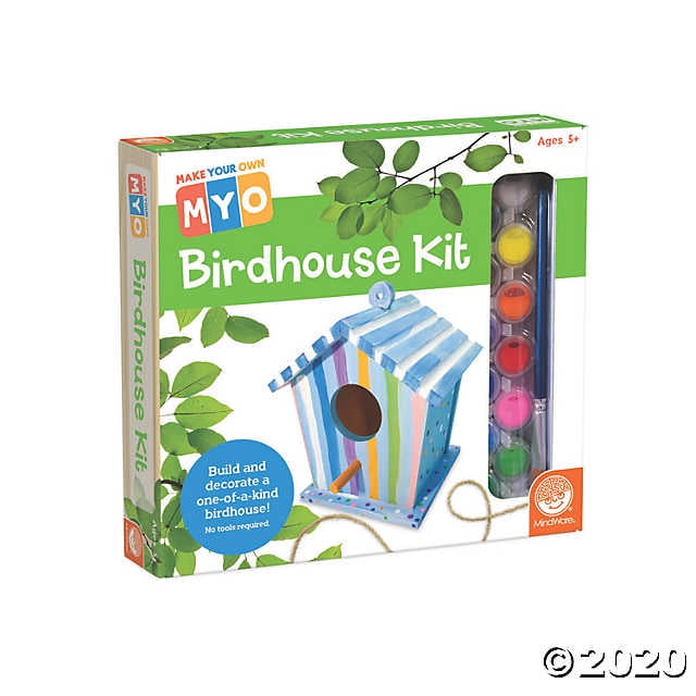 Diy Hobbies At Home MindWare Make Your Own: usable Birdhouse - Outdoor Wood Craft for Kids
