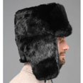 thumbnail image 3 of Men Genuine Fur Hat Skin Hats Russian Winter Hat W/ear Flaps Christmas Gift For Men, 3 of 4