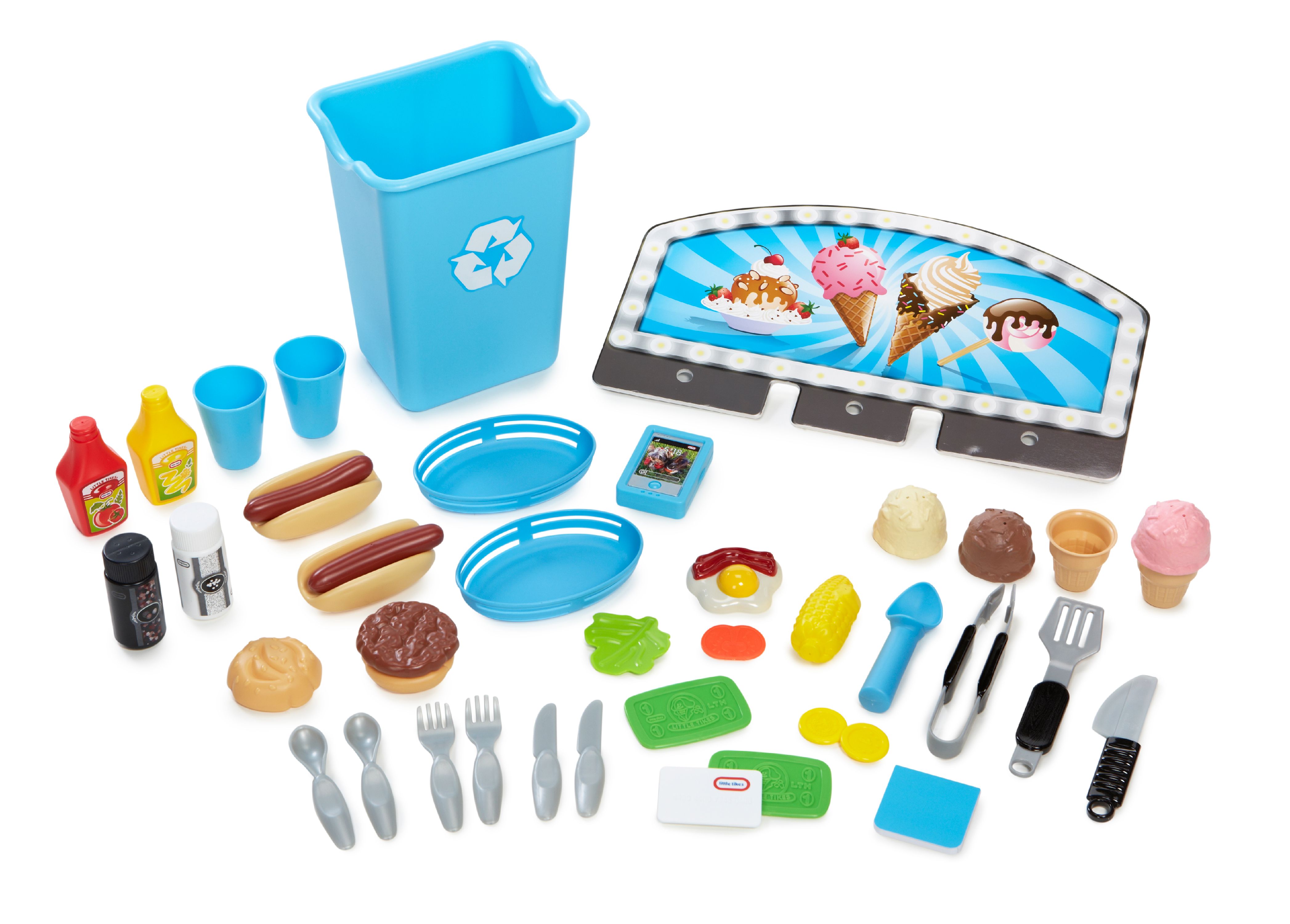 Little Tikes 2-in-1 Truck Play Food with 40+ Piece Accessory Set - image 4 of 9