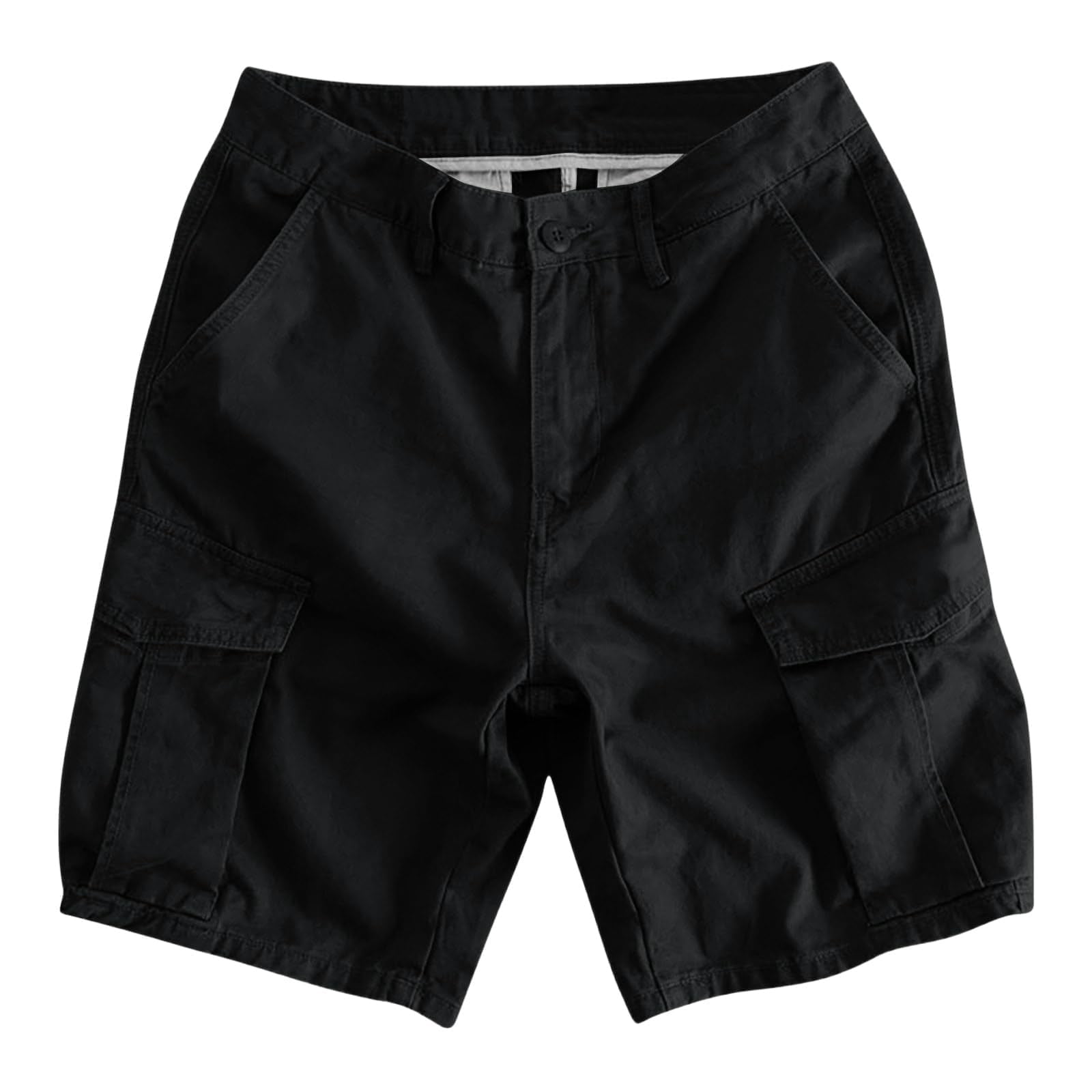 Wearcinder Mens Twill Cargo Shorts with Pockets