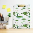 thumbnail image 6 of FMSHPON Frogs Clipboard Hardboard Wood Nursing Clip Board and Pull for Standard A4 Letter 13x9 inches, 6 of 7
