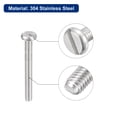thumbnail image 4 of 304 Stainless Steel Machine Screws 20 Pack M4x35mm Slotted Drive Pan Head Screw Bolts, 4 of 5