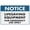 Warning Sign 4, variant on Notice Lifesaving Equipment For Emergency Use Only Sign 8"x12"ch Rust Free Aluminum Easy To Read & Sturdy Keep Out Outdoor Metal Signs For Home Farm Yard