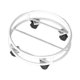 thumbnail image 1 of Soporte para macetas con ruedas y ruedas bloqueables para interiores Blanco, 1 of 9