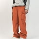 thumbnail image 4 of Pantalones cargo deportivos casuales de longitud completa para hombre, con bolsillo y cordón, color sólido, cintura elástica, 4 of 5