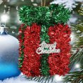thumbnail image 4 of KOYPTL Christmas Tree Decorations,Christmas Hanging Ornament Set Tinsel Ribbons Box Shape Hanging Pandent for Home Indoor Party Desktop Xmas Tree Decor,Christmas Table Decorations(Red), 4 of 6