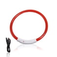 thumbnail image 1 of PETS COLLAR LED LIGHTING Suministros para mascotas Ajustable USB Carga Pérdida luminosa Pérdida de automóviles Collars Luz Collars Safety para al aire libre rojo rojo Guardurnaity HA010373-10, 1 of 6