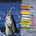 thumbnail image 1 of Neinkie 3PCs 95mm/8g Lure Bait Realistic Fish Eye Increased Catching Rate Sharp Hook Fishing Long Throw Wear-resistant Fishing Bait for Fishing Ground, 1 of 2