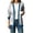 White, variant on Enjoytime Women's Cardigans Halloween Print Denim Patchwork Long Sleeve Jacket Button Down Oversized Fall Winter Outerwear