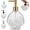 Gold, variant on Beach Seashell Shaped Soap Dispenser, Glass Hand Soap Dispenser with Pump Refillable for Bathroom Kitchen Vanity Countertop Coastal Ocean Decor(RL)