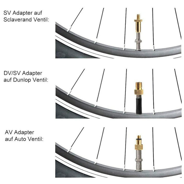 Adattatore per valvola per bicicletta per pompa ad aria / Set di 15 parti | Leroy Merlin