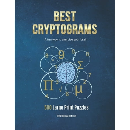 Best Cryptograms: Cryptograms Puzzle, Cryptoquote Puzzles, Cryptograms Books, Cryptograms Puzzle Books (Paperback)(Large (10 Best Sega Genesis Games)