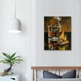 thumbnail image 4 of Nawypu Cigar Poster Whiskey Poster Oil Painting Poster Whiskey Glass Oil Painting Poster Alcohol Drink Cock Canvas Painting Posters And Prints Wall Art Pictures for Living Room Bedroom Decor, 4 of 5