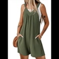thumbnail image 1 of Overol de Punto Liso con Bolsillos Laterales para Mujer, Color Verde , Talla XXL, 1 of 9