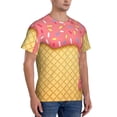 thumbnail image 2 of Bixox Men's Printed Short Sleeve Skinny Athletic T-Shirt, 2 of 6