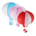 thumbnail image 4 of KAKOWELY 3 linternas de papel colgantes con globos aerostáticos, decoraciones de globos aerostáticos, centros de mesa, linternas de papel chinas y japonesas reutilizables para cumpleaños y bodas., 4 of 4