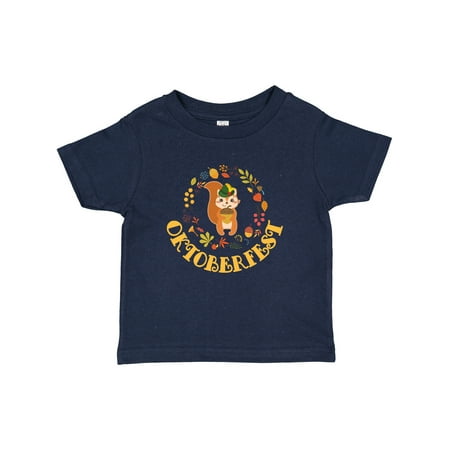 

Inktastic Oktoberfest Autumn Festival Squirrel Gift Baby Boy or Baby Girl T-Shirt