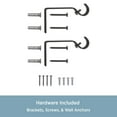 thumbnail image 6 of Chelsea 28-48 in. Decorative Curtain Rod & Holdback Set, 5/8 in. Diameter, 6 of 6