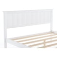 thumbnail image 3 of Full Size Platform Bed with Under-Bed Storage Drawer, Modern Solid Wood Platform Bed Frame with Headboard and Footboard, No Box Spring Needed, Easy Assembly for Teens Girls Boys Bedroom, 3 of 8
