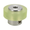 thumbnail image 2 of 2pcs 100mm Aluminum Polyurethane Industrial Encoder Wheel Measuring Wheel for Measuring Rotary Encoder, 2 of 7