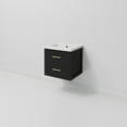 thumbnail image 6 of Castor 20 in W Black Single Bath Vanity and Acrylic Top, 6 of 10