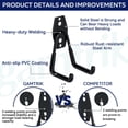 thumbnail image 2 of 2-Pack Utility Garage Hooks for Hanging - Heavy Duty Garage Wall Hooks, Wall Mount Hooks, Garage Storage Hooks Organization, 2 of 5