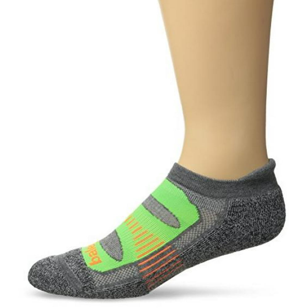Balega - Balega Blister Resist Running Socks (X-Large, Charcoal/Lime ...