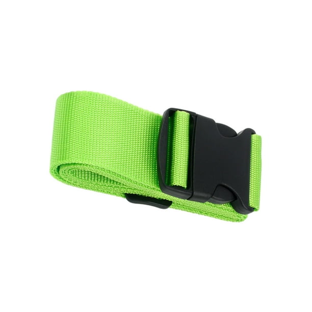 Kearding Correas de equipaje de maleta versátiles y ajustables para correas de equipaje de maleta de viaje duraderas seguras Almacenamiento y organización del hogar verde fluorescente
