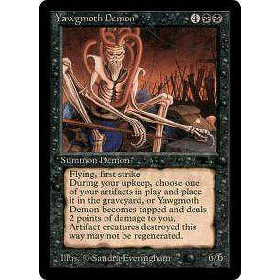 MtG Antiquities Rare Yawgmoth Demon