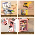 thumbnail image 2 of Caja registradora Playset POFJOEQ con máquina de café, 48 piezas para niños, 2 of 6