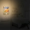 thumbnail image 2 of Yayeee 2-Pack Plug in LED Night Lights with Light Sensors Motion Detectors, Colorful Landscape, 2 of 7