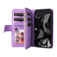 thumbnail image 4 of Ancove for Google Pixel 9 Pro XL Case Wallet with Card Holder Slots Zipper Pocket, Magnetic Closure PU Leather Flip Cover with Wrist Strap for Pixel 9 Pro XL (2024),Purple, 4 of 6