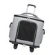 thumbnail image 1 of Bolsa transportadora para gatos, transportín con ruedas para mascotas, caja de transporte, asa retráctil, bolso de mano Gris, 1 of 9