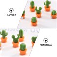 thumbnail image 5 of KALLORY Set of 12 Cactus Fridge Magnets, Assorted Colors, ABS Material for Home Decoration and Note Holding, 5 of 8
